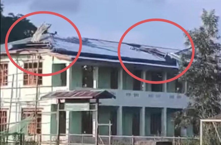 မှော်မောင်းကုန်းစာသင်ကျောင်းအား စစ်ကောင်စီတပ် ဗုံးကြဲတိုက်ခိုက်မှု