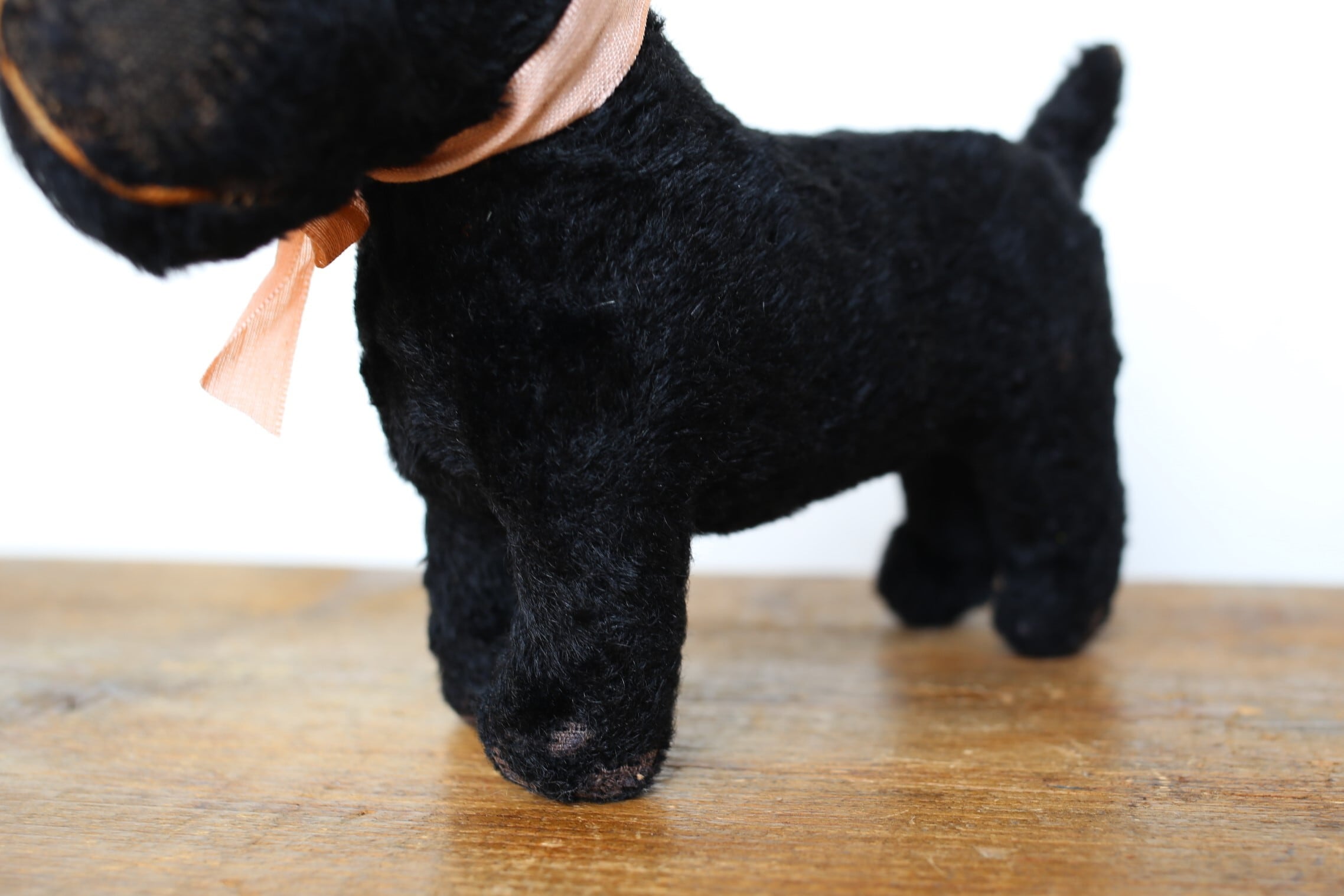 フランス アンティーク ヴィンテージ 犬のぬいぐるみ テリア N-03318